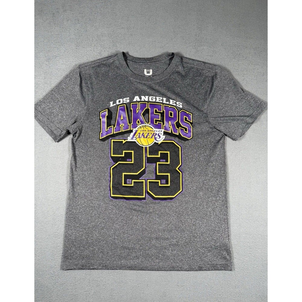 UNK Brand Los Angeles Lakers LeBron James #23 graphic performance t-shirt.